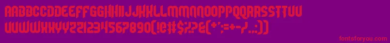 Camaraderie Font – Red Fonts on Purple Background