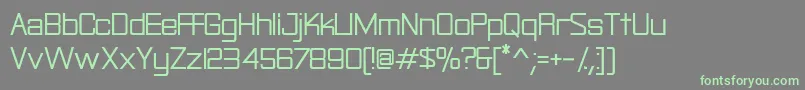 Rational-fontti – vihreät fontit harmaalla taustalla