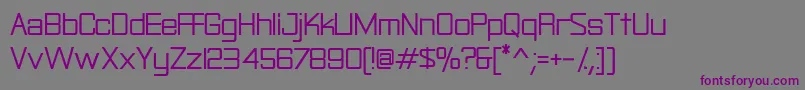 Шрифт Rational – фиолетовые шрифты на сером фоне