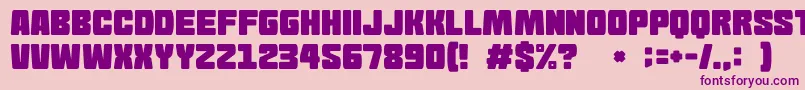 More about GomariceGomaBlock Font GomariceGomaBlock Font – Purple Fonts on Pink Background