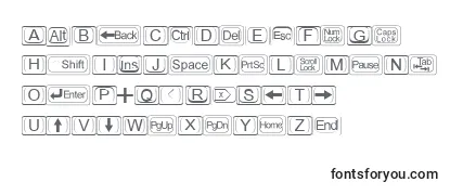 Keytopz Font