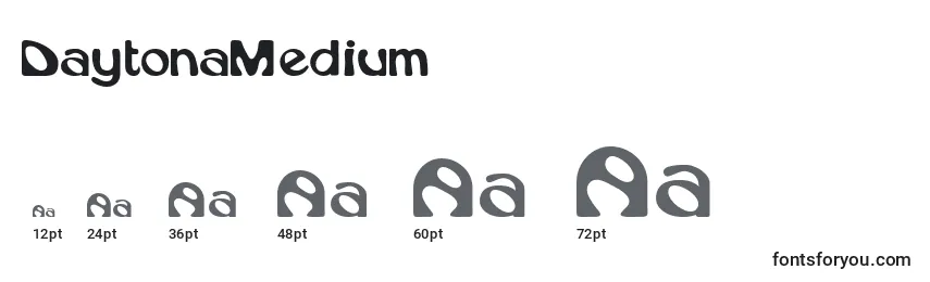 Размеры шрифта DaytonaMedium