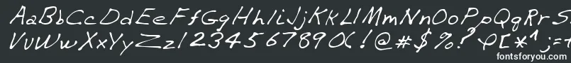 VaughnRegular Font – White Fonts