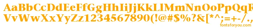 ItcStoneSerifLtBold Font – Orange Fonts on White Background