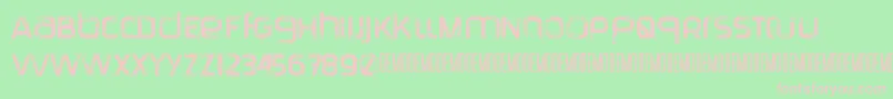 TranquilaDemo Font – Pink Fonts on Green Background