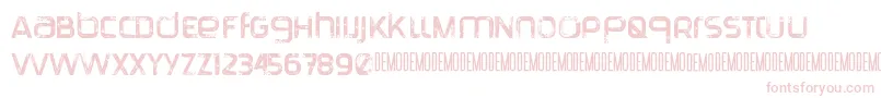 TranquilaDemo Font – Pink Fonts on White Background