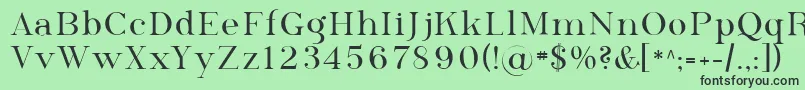 Шрифт Sfphosphorusselenide – чёрные шрифты на зелёном фоне