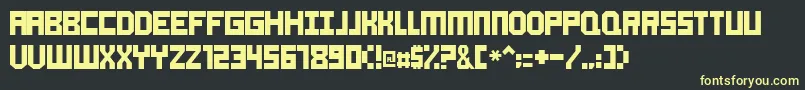 More about Aokay Font Aokay Font – Yellow Fonts on Black Background