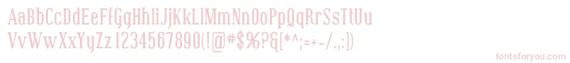CovingtonCondBold Font – Pink Fonts on White Background