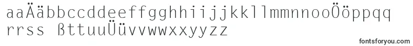 Шрифт LetterGothicLt – немецкие шрифты