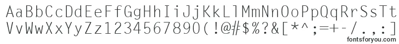 LetterGothicLt-fontti – Fontit Adobe Muselle