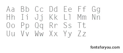 LetterGothicLt-fontti