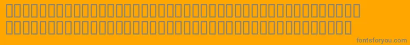 McsAlmaalimHigh60 Font – Gray Fonts on Orange Background