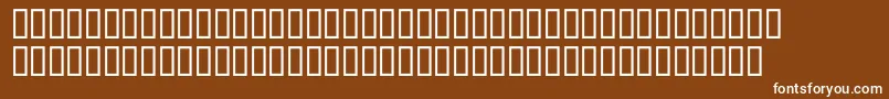 McsAlmaalimHigh60 Font – White Fonts on Brown Background