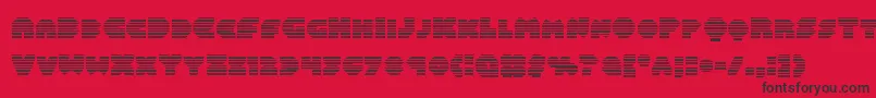 Balastaragrad Font – Black Fonts on Red Background