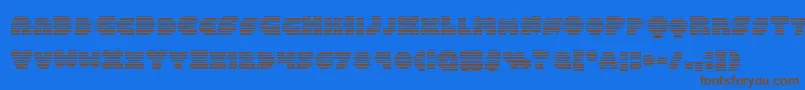 Balastaragrad Font – Brown Fonts on Blue Background