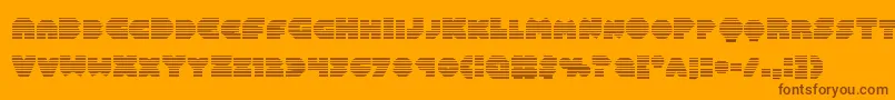 Balastaragrad Font – Brown Fonts on Orange Background