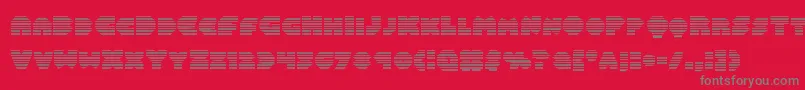 Balastaragrad Font – Gray Fonts on Red Background