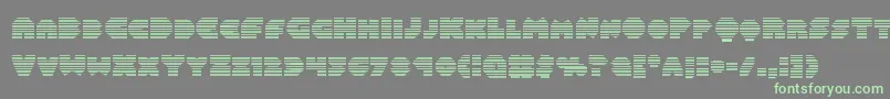 Balastaragrad Font – Green Fonts on Gray Background