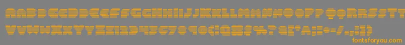 Balastaragrad Font – Orange Fonts on Gray Background
