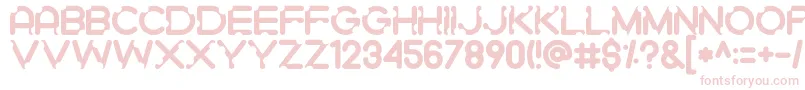 Шрифт Gigigit – розовые шрифты