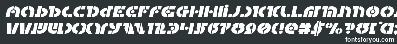 Questlokexpandital-Schriftart – Weiße Schriften