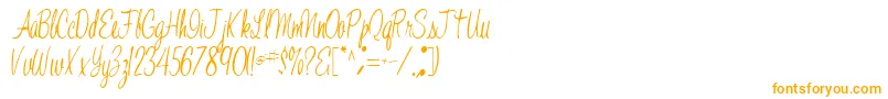 Jelindafont52Regular Font – Orange Fonts