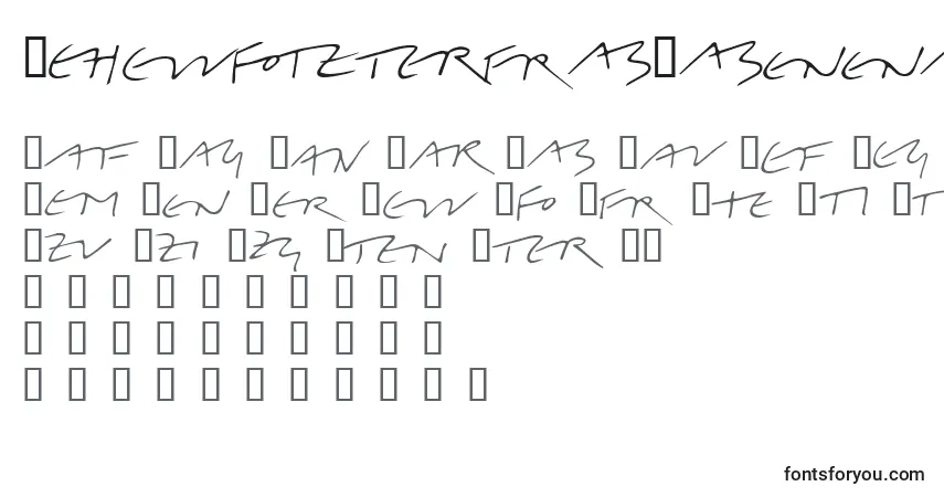 Fuente LinotypeBelleBonus - alfabeto, números, caracteres especiales