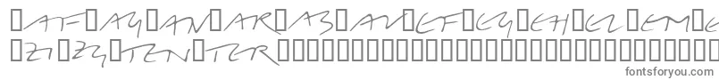Шрифт LinotypeBelleBonus – серые шрифты на белом фоне