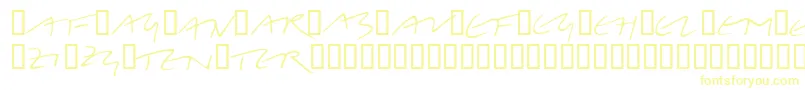 LinotypeBelleBonus Font – Yellow Fonts on White Background