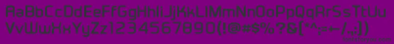 Eadesignerbold Font – Black Fonts on Purple Background
