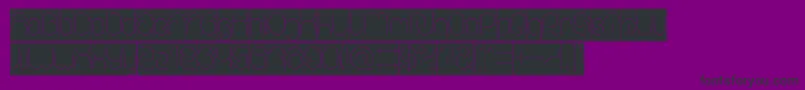 EverythingInverse Font – Black Fonts on Purple Background