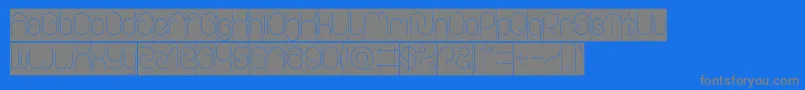Police EverythingInverse – polices grises sur fond bleu