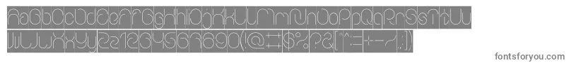 EverythingInverse Font – Gray Fonts on White Background