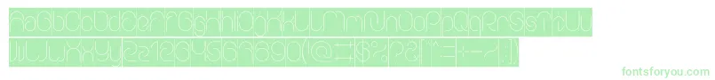 EverythingInverse Font – Green Fonts on White Background
