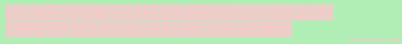 EverythingInverse Font – Pink Fonts on Green Background