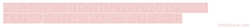 EverythingInverse Font – Pink Fonts on White Background