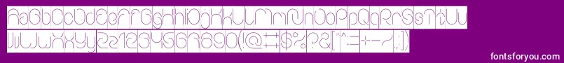 EverythingInverse Font – White Fonts on Purple Background