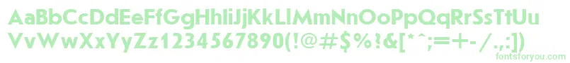 JournalsanscttBold Font – Green Fonts on White Background