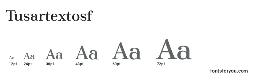 Tusartextosf Font Sizes