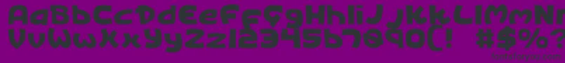 Kingv2 Font – Black Fonts on Purple Background