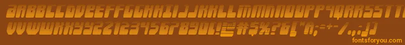 More about Forcemajeuregradital Font Forcemajeuregradital Font – Orange Fonts on Brown Background