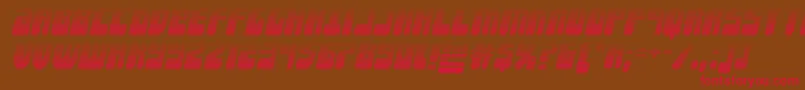 Forcemajeuregradital Font – Red Fonts on Brown Background