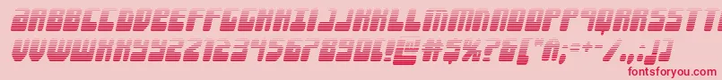 Forcemajeuregradital Font – Red Fonts on Pink Background