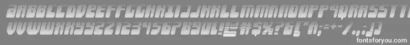 Forcemajeuregradital Font – White Fonts on Gray Background