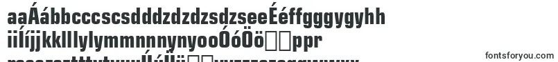 Шрифт Square721BoldCondensedBt – венгерские шрифты