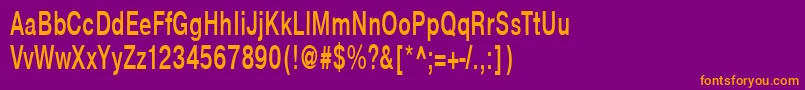 NtharmonicaBold65b Font – Orange Fonts on Purple Background