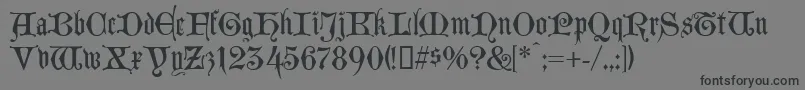 LombardinaTwo Font – Black Fonts on Gray Background