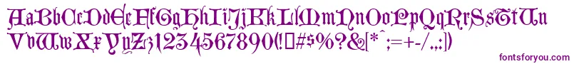 LombardinaTwo Font – Purple Fonts on White Background