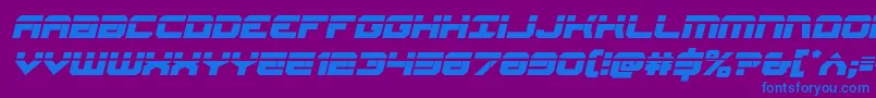 Подробнее о шрифте Gearheadlaserital Шрифт Gearheadlaserital – синие шрифты на фиолетовом фоне